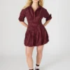 Vestido Arielle color vino