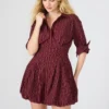 Vestido Arielle color vino