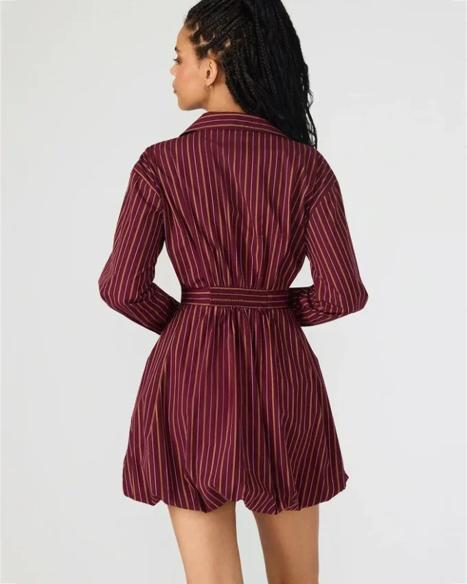 Vestido Arielle color vino