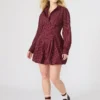 Vestido Arielle color vino