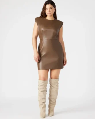 Vestido Belén Marrón