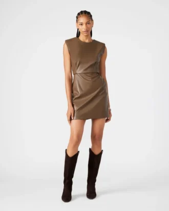 Vestido Belén Marrón