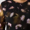 Vestido Bliss con estampado floral negro