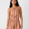 Vestido Dalina a rayas multicolor Vestido Dalina a rayas multicolor