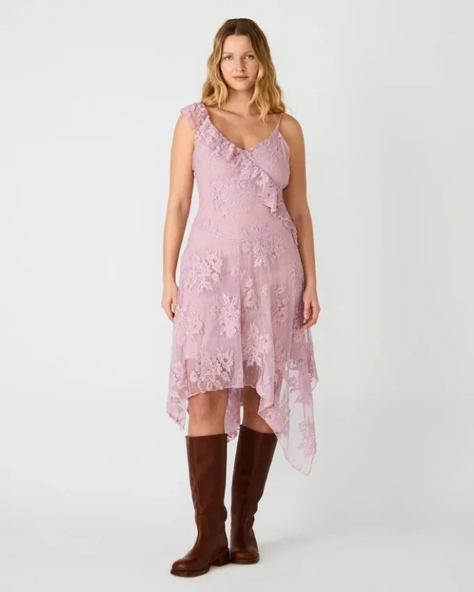 Vestido Dariella Mauve Shadows Vestido Dariella Mauve Shadows