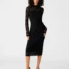 Vestido de encaje Vivienne negro Vestido de encaje Vivienne negro