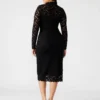 Vestido de encaje Vivienne negro Vestido de encaje Vivienne negro