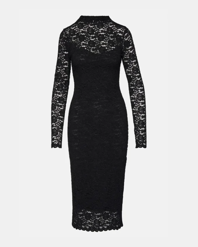 Vestido de encaje Vivienne negro Vestido de encaje Vivienne negro