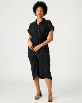 Vestido de punto Tori Negro