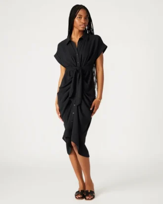 Vestido de punto Tori Negro