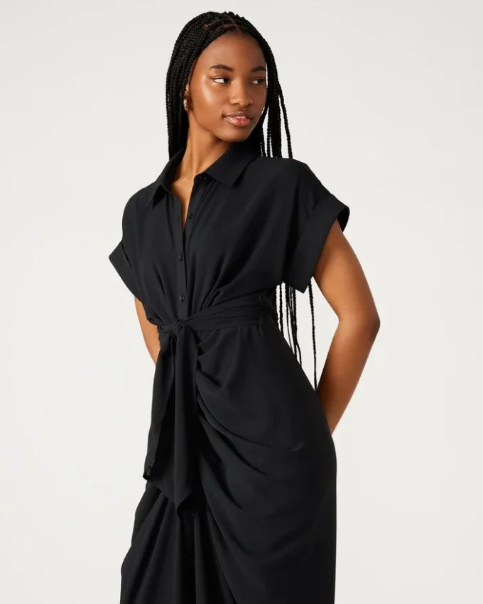 Vestido de punto Tori Negro Vestido de punto Tori Negro