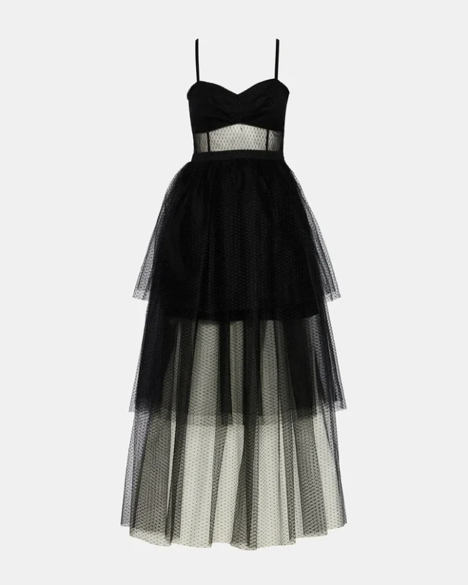 Vestido de tul Emily negro Vestido de tul Emily negro