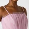 Vestido de tul en capas rosa amanecer Vestido de tul en capas rosa amanecer