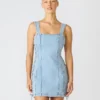 Vestido Gianka azul difuminado Vestido Gianka azul difuminado