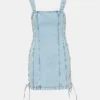 Vestido Gianka azul difuminado Vestido Gianka azul difuminado