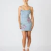 Vestido Gisella azul brisa marina