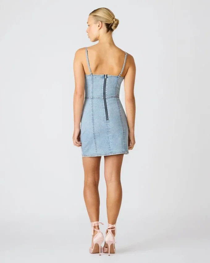 Vestido Gisella azul brisa marina