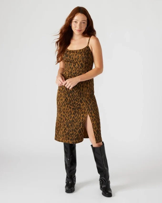 Vestido Giselle Leopardo Vestido Giselle Leopardo