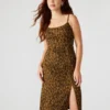 Vestido Giselle Leopardo Vestido Giselle Leopardo