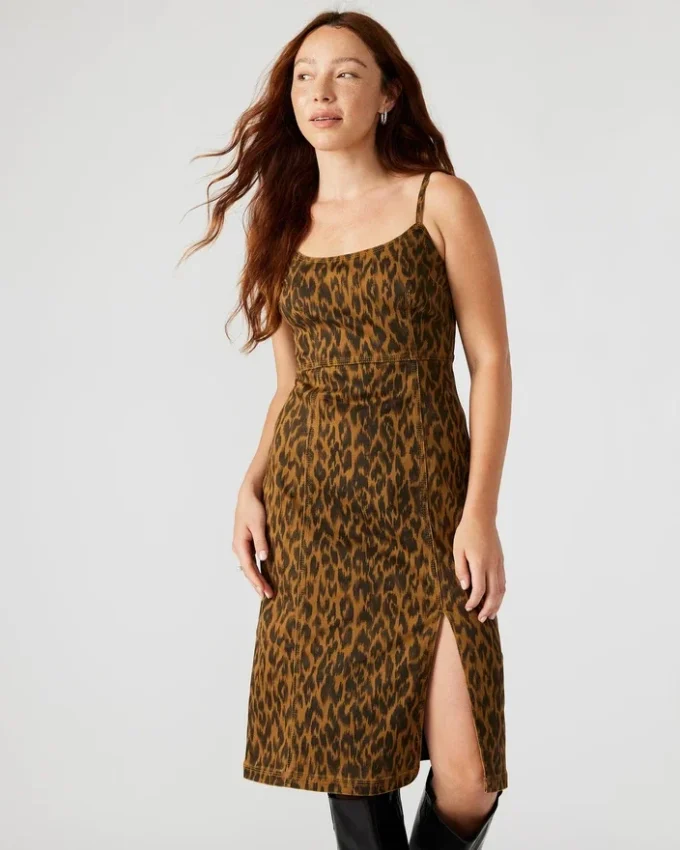 Vestido Giselle Leopardo Vestido Giselle Leopardo