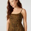 Vestido Giselle Leopardo Vestido Giselle Leopardo