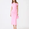 Vestido Gracelyn rosa caramelo