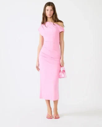 Vestido Gracelyn rosa caramelo