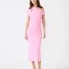 Vestido Gracelyn rosa caramelo