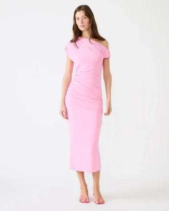 Vestido Gracelyn rosa caramelo