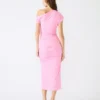 Vestido Gracelyn rosa caramelo