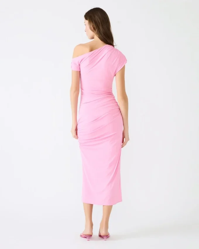 Vestido Gracelyn rosa caramelo