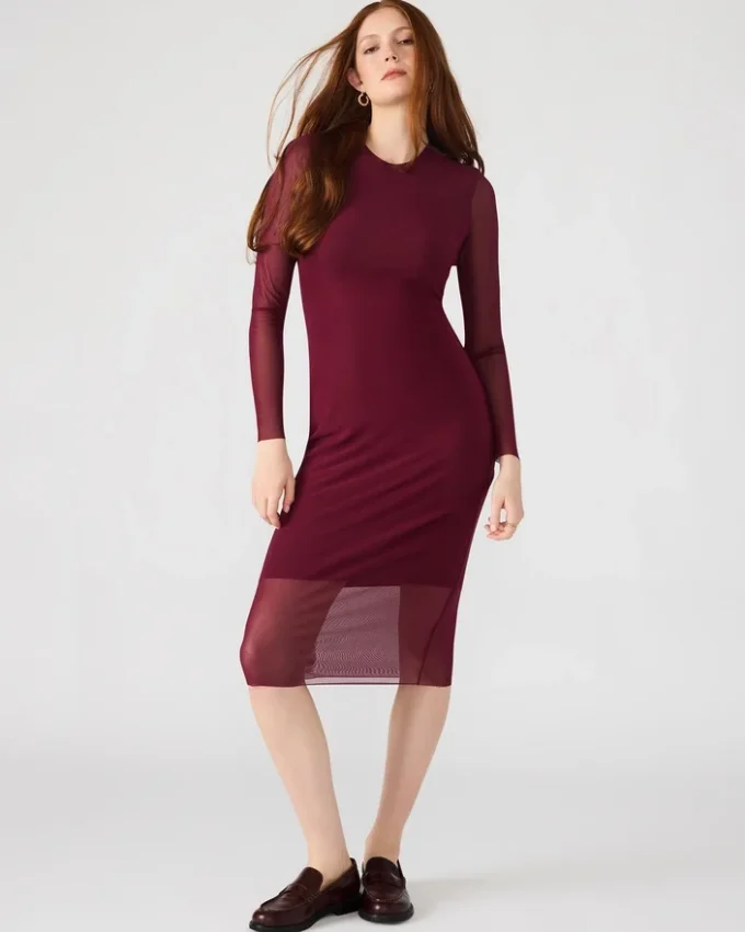 Vestido Hailee color vino Vestido Hailee color vino