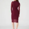 Vestido Hailee color vino Vestido Hailee color vino