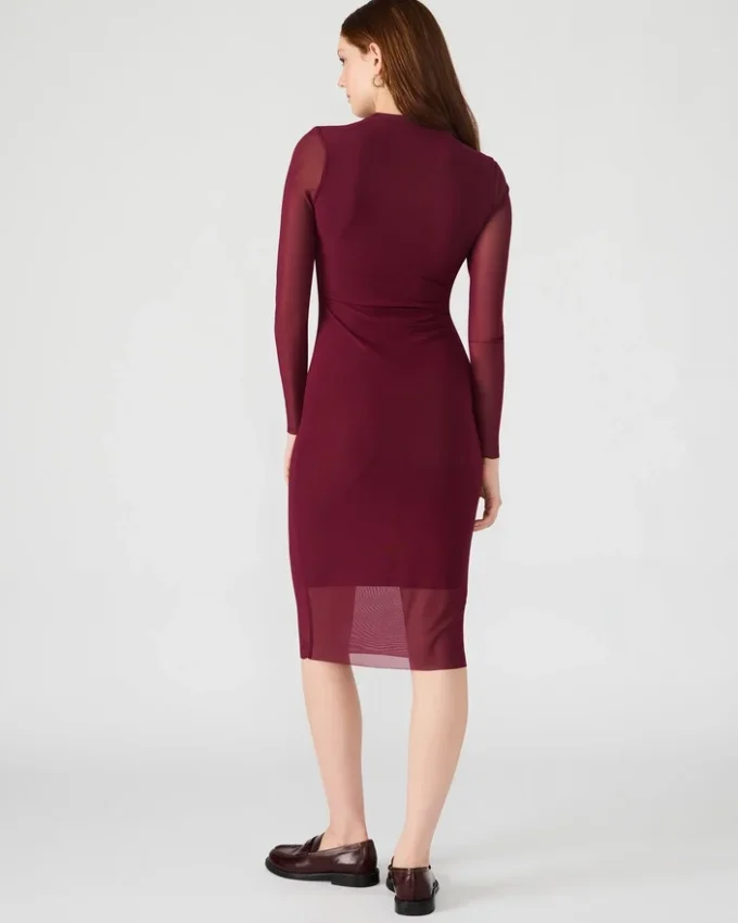 Vestido Hailee color vino Vestido Hailee color vino