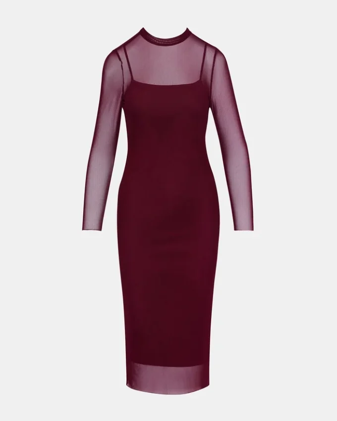 Vestido Hailee color vino Vestido Hailee color vino