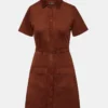 Vestido Joliana en color higo oscuro Vestido Joliana en color higo oscuro