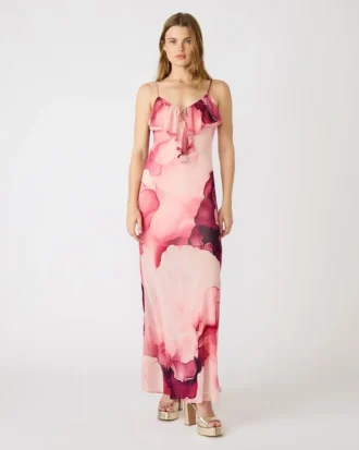 Vestido Maxinia Coral Cloud