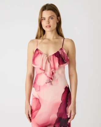 Vestido Maxinia Coral Cloud