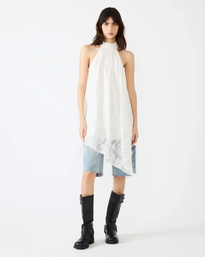 Vestido Sander color crema Vestido Sander color crema