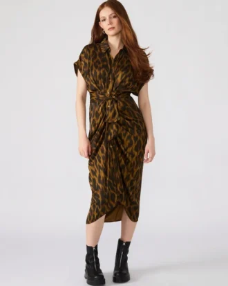 Vestido Tori Leopardo
