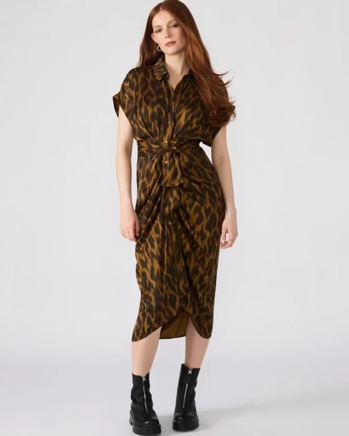Vestido Tori Leopardo Vestido Tori Leopardo