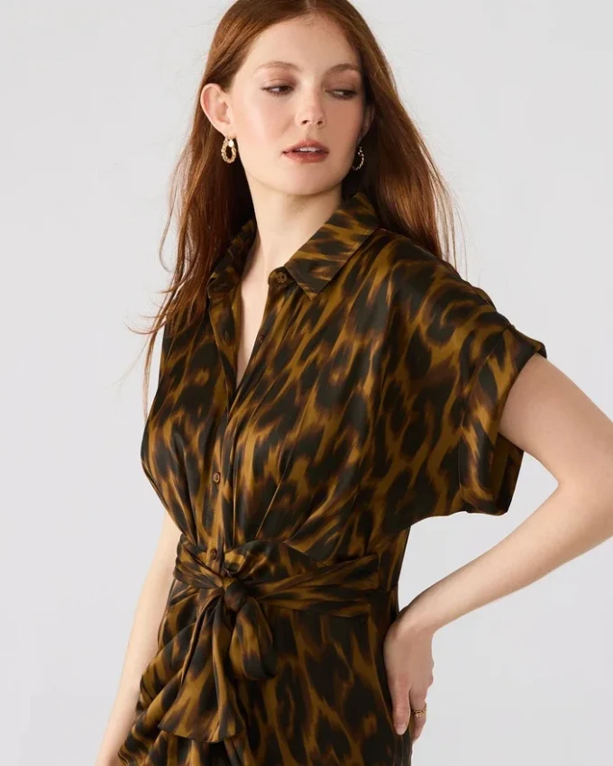 Vestido Tori Leopardo Vestido Tori Leopardo