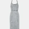 Vestido vaquero Gia gris claro Vestido vaquero Gia gris claro