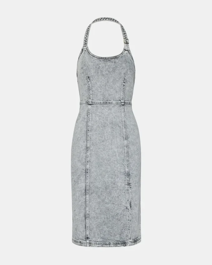Vestido vaquero Gia gris claro Vestido vaquero Gia gris claro