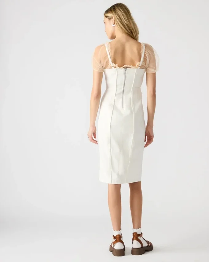 Vestido vaquero Giselle blanco Vestido vaquero Giselle blanco
