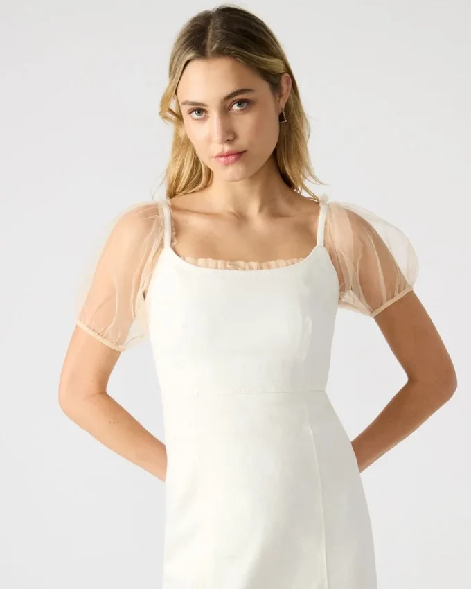 Vestido vaquero Giselle blanco Vestido vaquero Giselle blanco