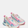Zapatillas infantiles Spedstr rosa/azul