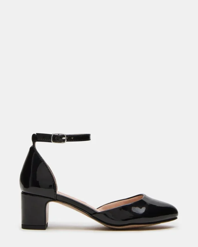Zapatos de niña Prettyy en charol negro